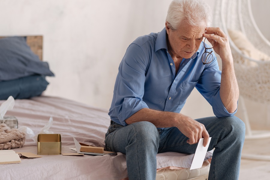 Old Man Trying to Remember Something