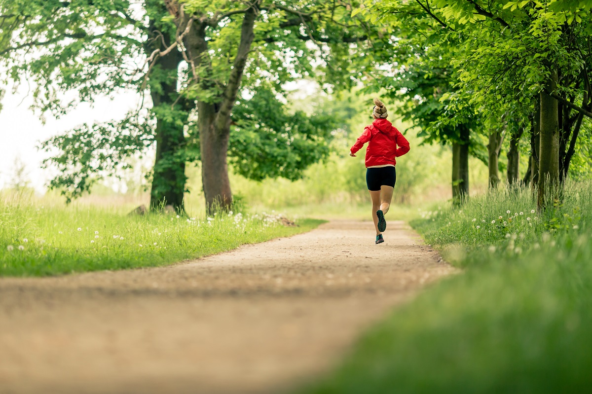 woman running