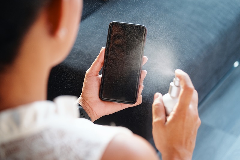 disinfecting cell phone